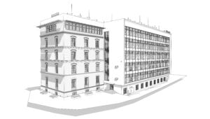 Inwentaryzacja architektoniczna budynku Inżynierii Elektrycznej i Komputerowej Politechniki Krakowskiej