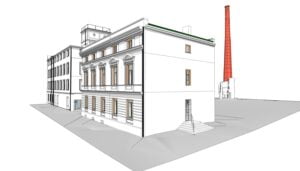 Inwentaryzacja architektoniczna budynków byłej Fabryki Kapeluszy w Łodzi przy ul. Targowej 2