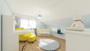 Projekt wnętrz pokoju dziecięcego w Sokołowie Podlaskim