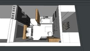 Projekt zmian deweloperskich w mieszkaniu Opole.