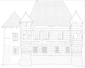 skanowanie 3D - inwentaryzacja Zamek Dębno k. Tarnowa