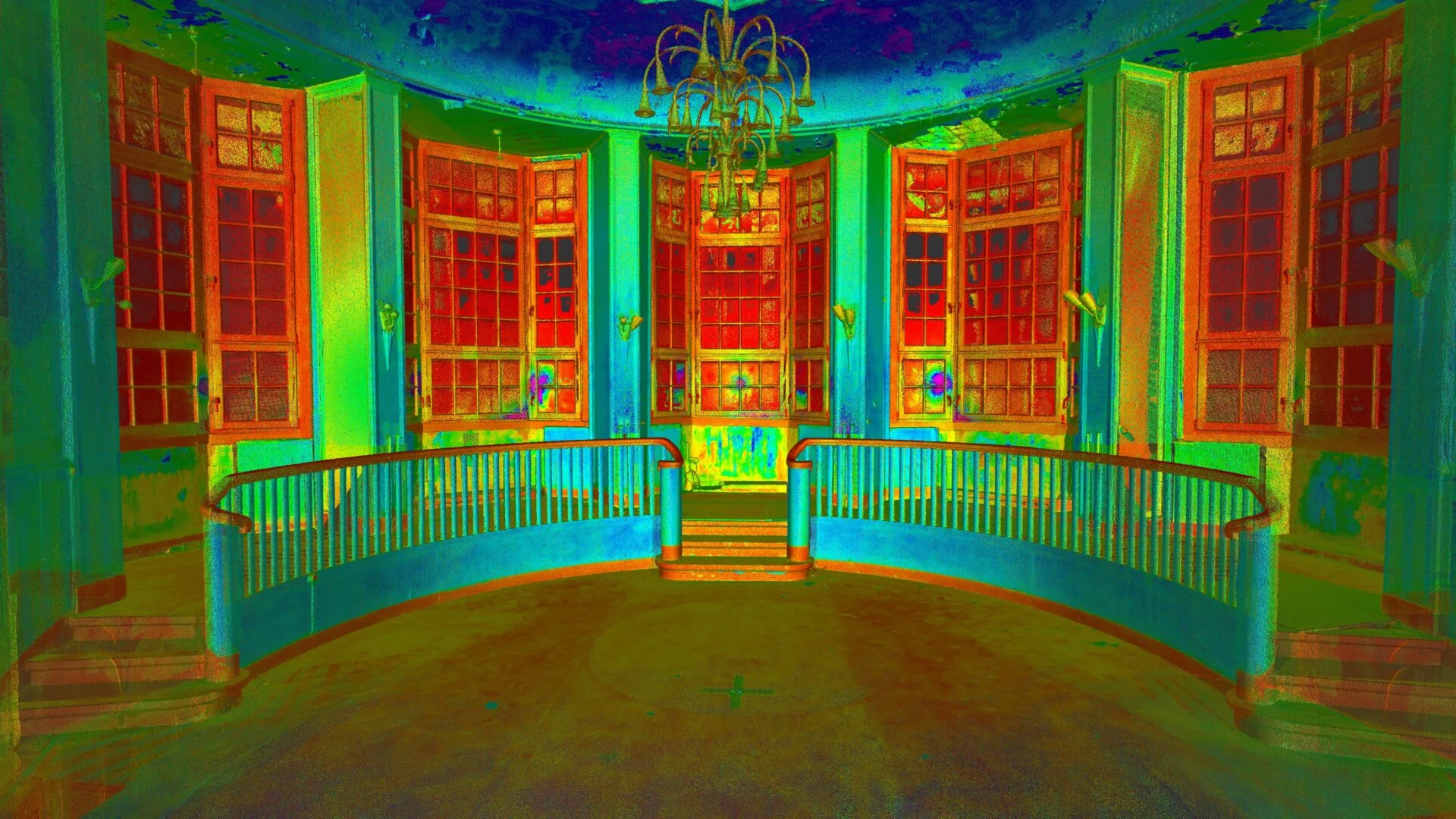 skaning 3D hotelu AdmiralsPalast 2 kondygnacja