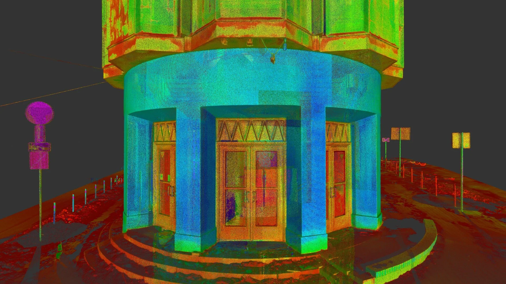 AdmiralsPalast skaning 3d hotelu otwory drzwiowe