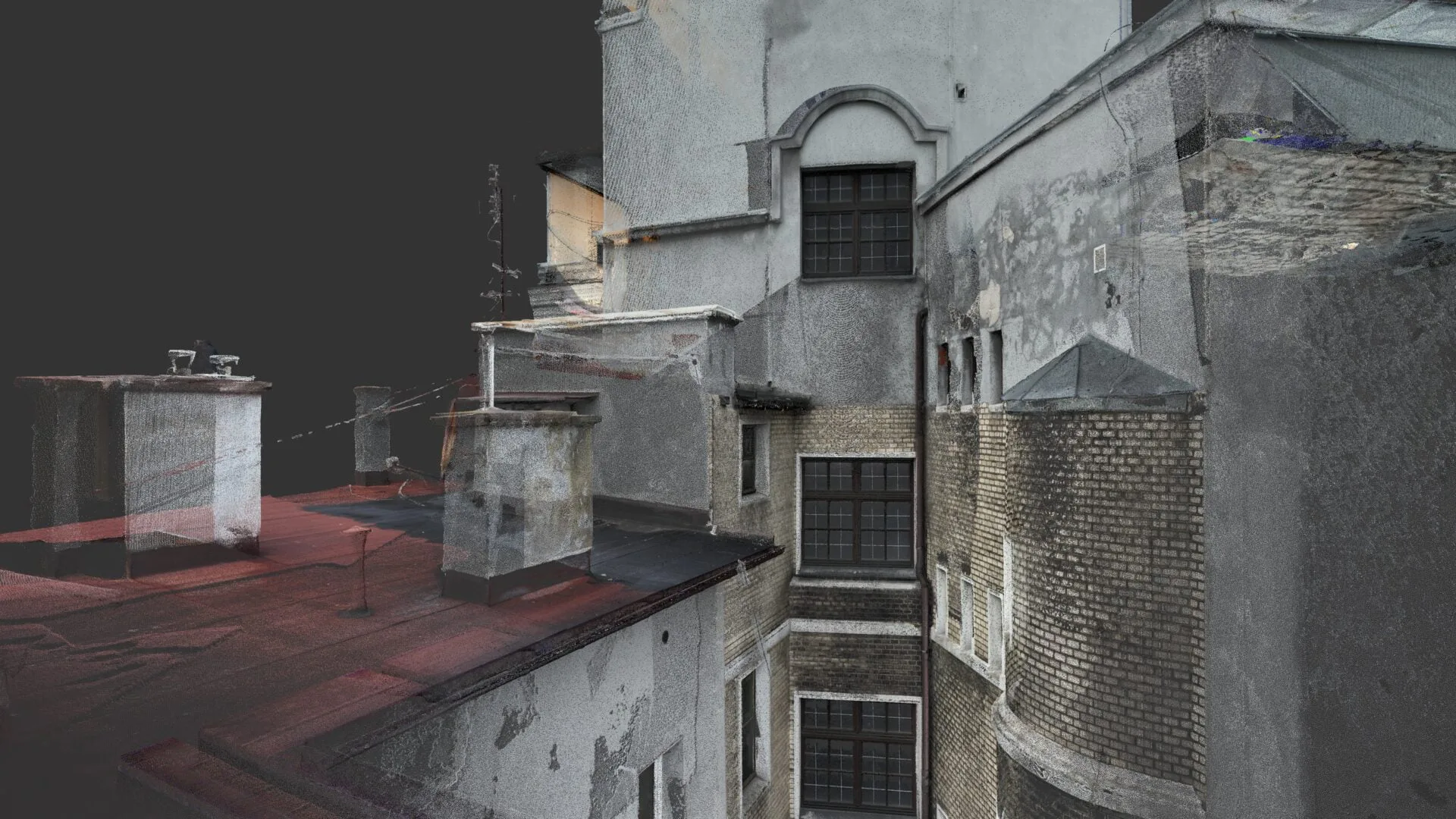 nalot fotogrametryczny i inspekcja dronem skaning 3d hotelu AdmiralsPalast