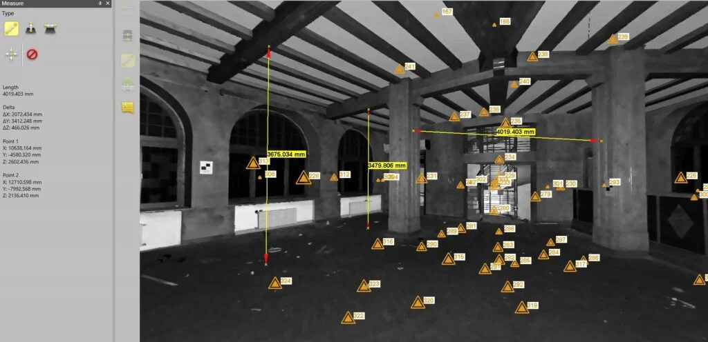 zdjęcia 3d - skaning 3d hotelu AdmiralsPalast w Zabrzu