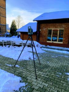 skanowanie 3D pawilonu Kotłownia w Krakowie - Trimble X7