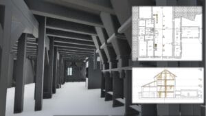inwentaryzacja architektoniczna młyna Nowy Sącz - Młyn Jezuitów