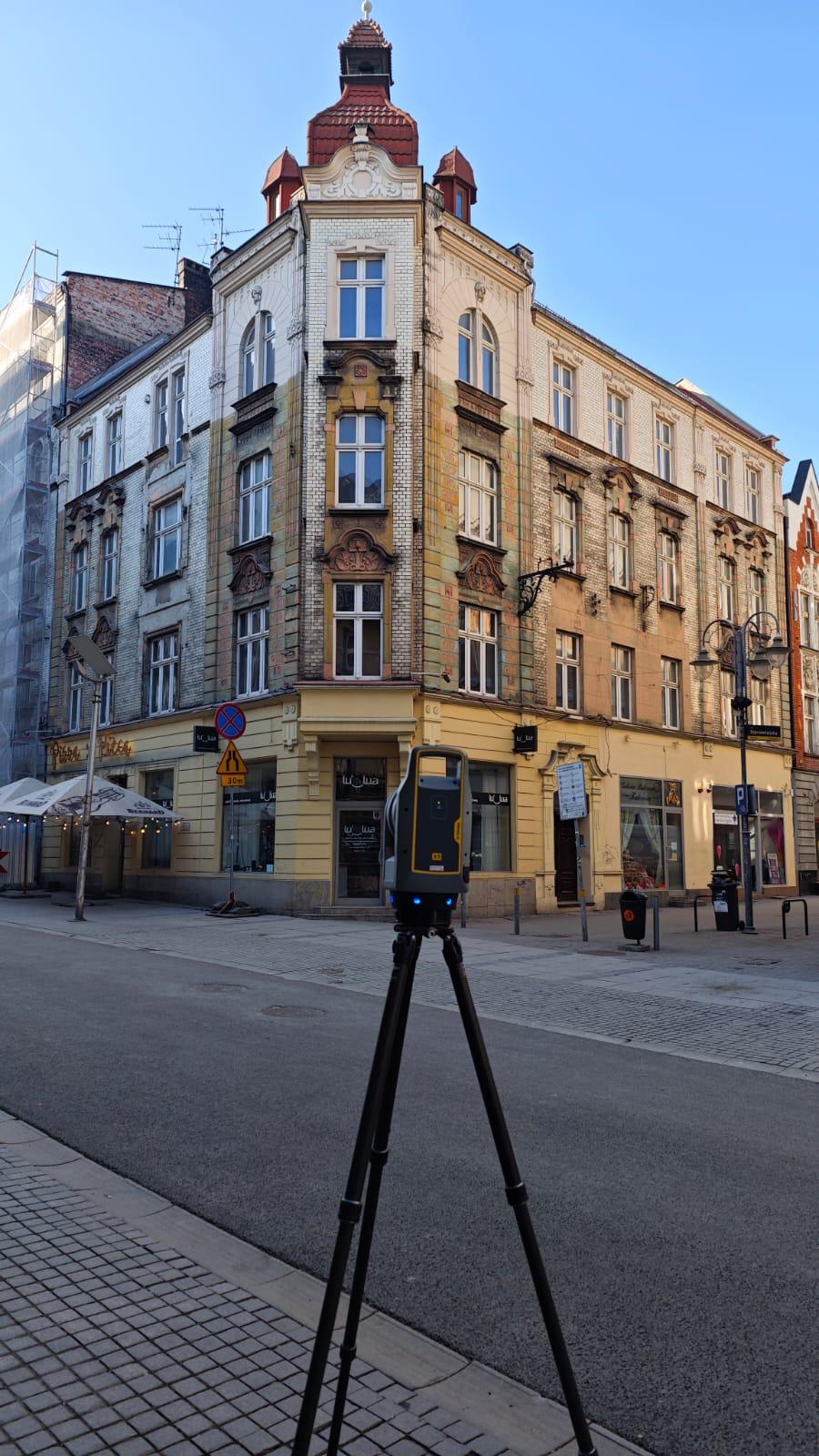 inwentaryzacja budowlana Katowice skaning 3D