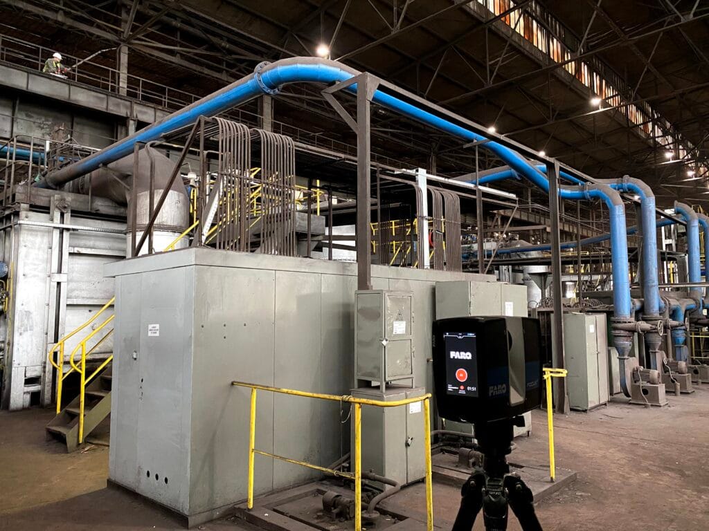 skanowanie laserowe 3D fabryk